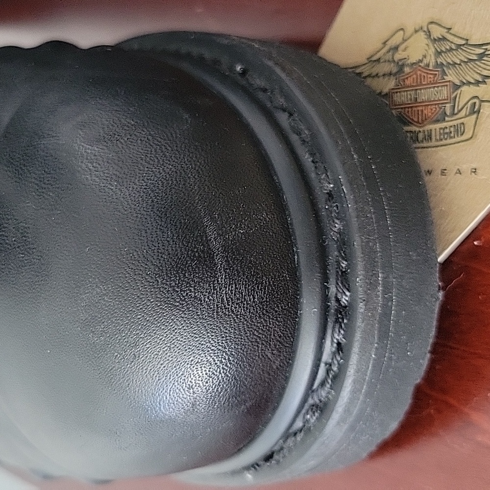Harley-Davidson FXRG Boots 8/39 Black With Box - Picture 3 of 16